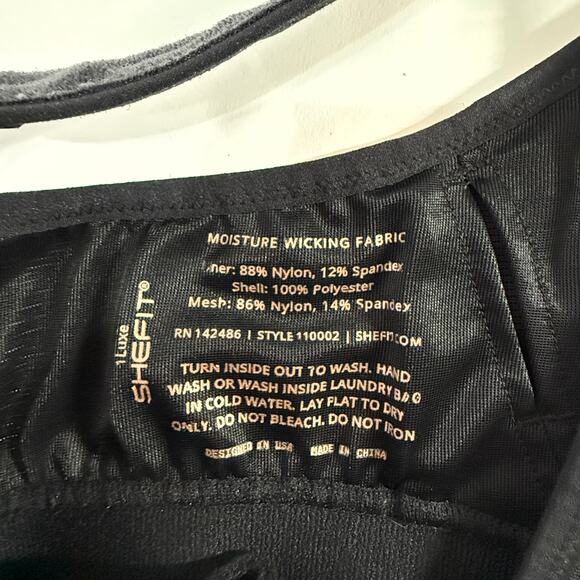 Shefit 1Luxe Black Ultimate Sports Bra High Impact Highest Support Active *flaw - Picture 3 of 10
